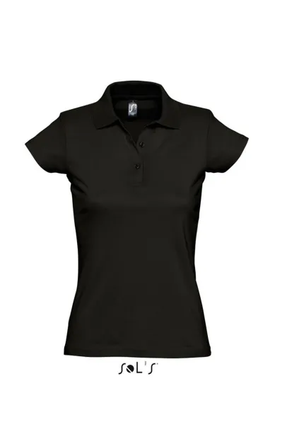 SOL'S PRESCOTT Ženska polo majica kratkih rukava, 170 g/m2 - SOL'S Crna