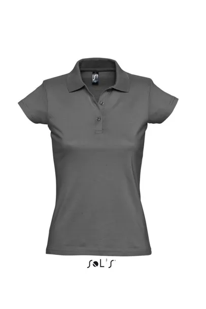 SOL'S PRESCOTT Ženska polo majica kratkih rukava, 170 g/m2 - SOL'S Tamno siva