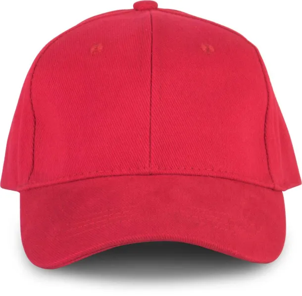  OEKOTEX CERTIFIED 6 PANEL CAP - K-UP Red