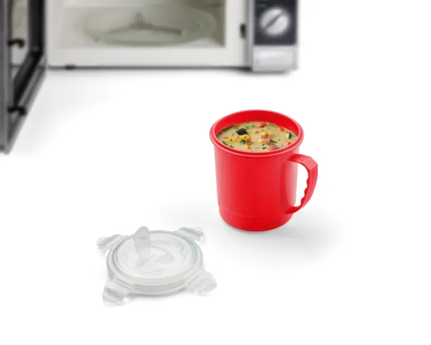 CREME posuda za juhu 640 ml Crvena