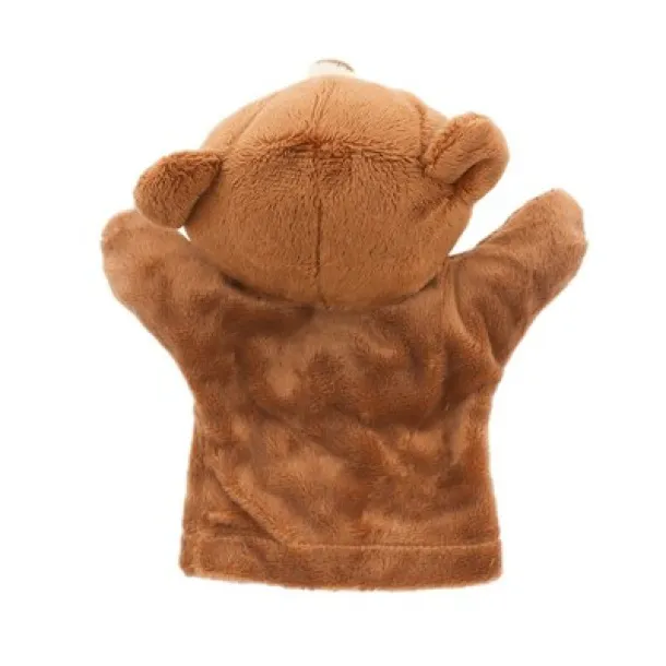 Ripley Plush teddy bear, hand puppet brown