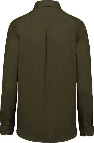  Pamučna košulja dugih rukava - Kariban Light Khaki