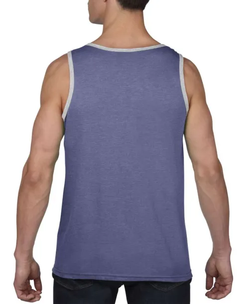  ADULT LIGHTWEIGHT TANK - Anvil Heather Blue Heather Grey