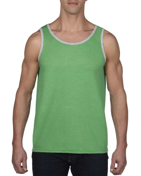  ADULT LIGHTWEIGHT TANK - Anvil Heather Green Heather Grey