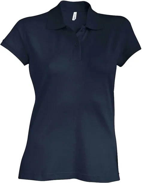 BROOKE LADIES' SHORT-SLEEVED POLO SHIRT - Kariban Tamno siva