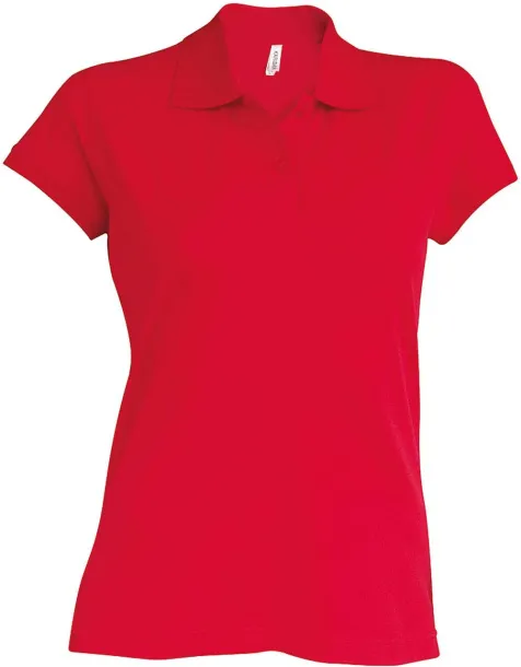 BROOKE Ženska polo majica kratkih rukava, 220 g/m2 - Kariban Crvena