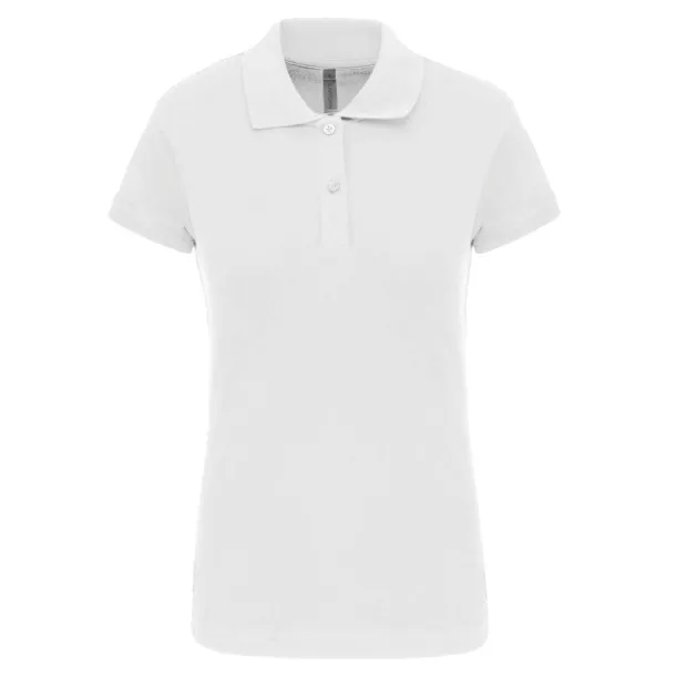 BROOKE LADIES' SHORT-SLEEVED POLO SHIRT - Kariban White