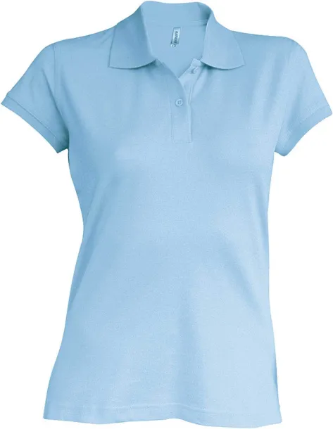 BROOKE LADIES' SHORT-SLEEVED POLO SHIRT - Kariban Sky blue