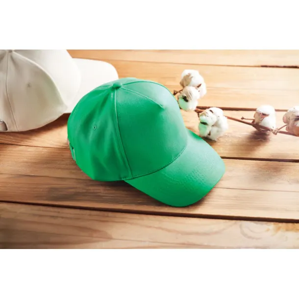 BICCA CAP Organic cotton baseball cap Green