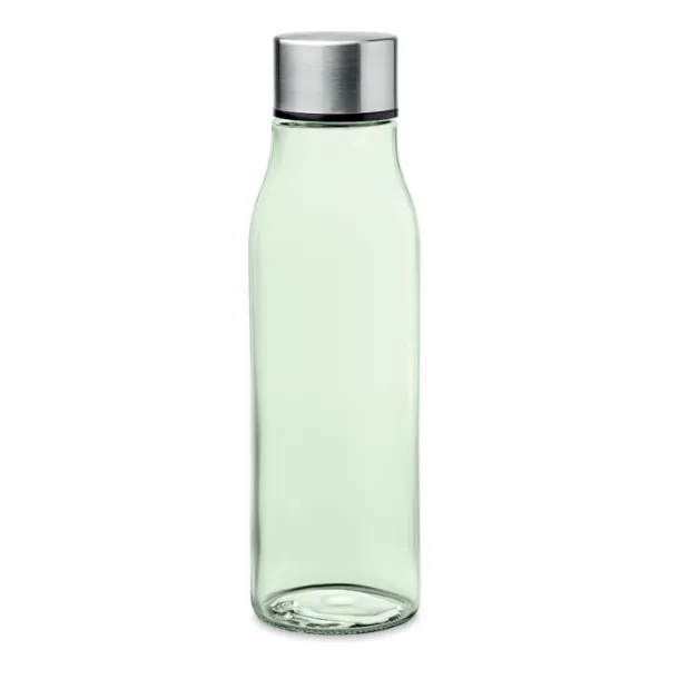 VENICE Glass drinking bottle 500 ml transparent green