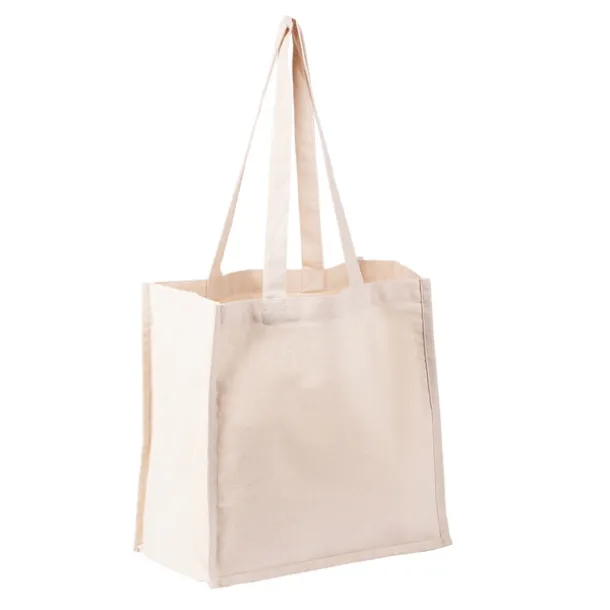 COTTON NATURE shopping bag from cotton, 230g/m2 Beige