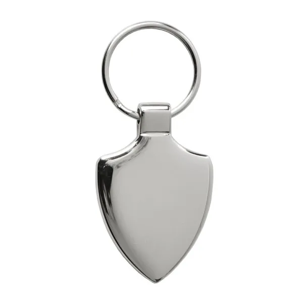 EMBLEM metal key ring Silver