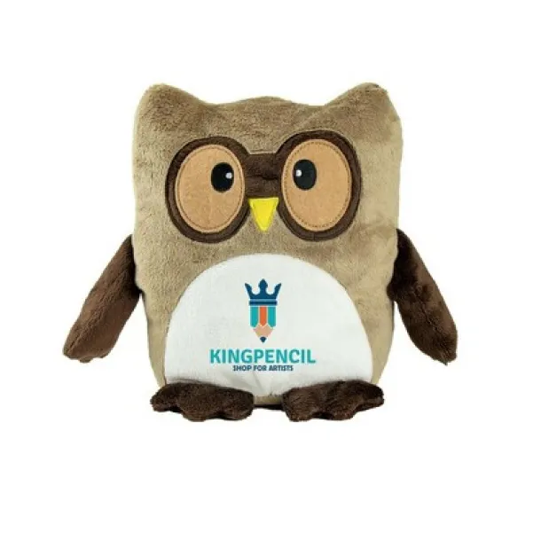 Professowl Plišana sova, jastuk light brown