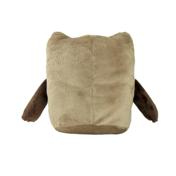 Professowl Plush owl, pillow light brown