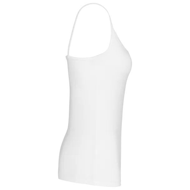  Ženski top s naramenicama, 160 g/m2 - Kariban Bijela