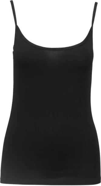  Ženski top s naramenicama, 160 g/m2 - Kariban Crna