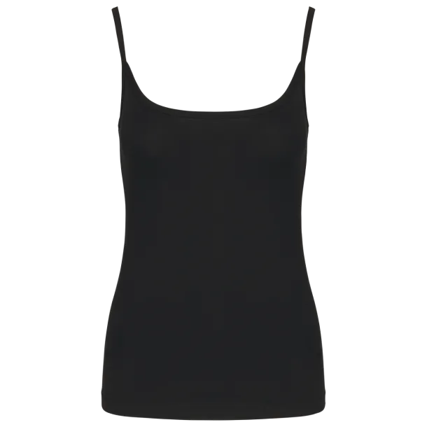  Ženski top s naramenicama, 160 g/m2 - Kariban Crna