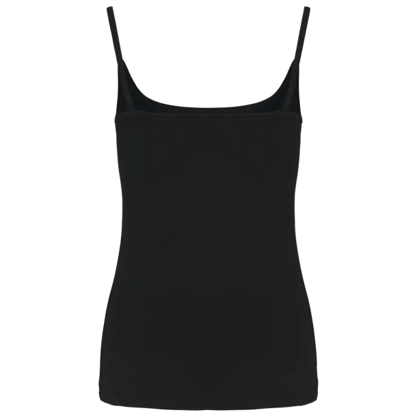  Ženski top s naramenicama, 160 g/m2 - Kariban Crna