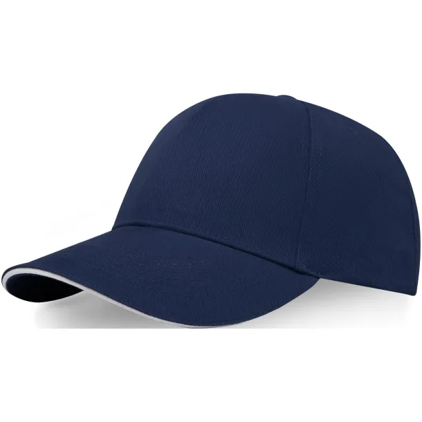 Topaz 6 panel GRS recycled sandwich cap - Elevate NXT Navy