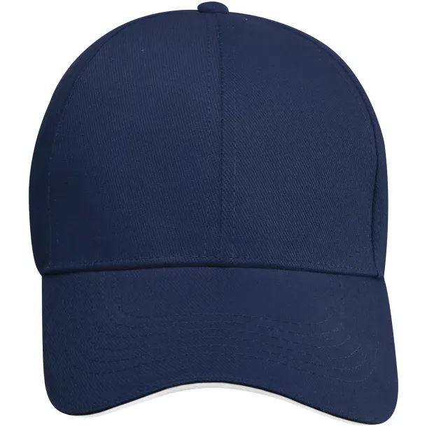 Topaz 6 panel GRS recycled sandwich cap - Elevate NXT Navy