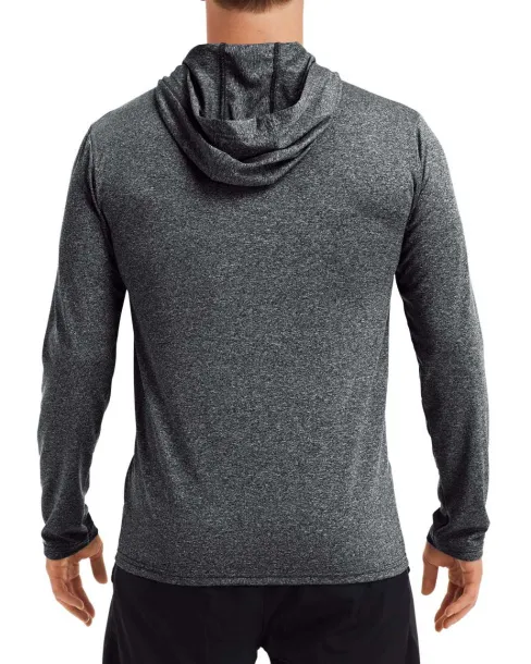  PERFORMANCE® ADULT HOODED T-SHIRT - Gildan Heather Sport Black