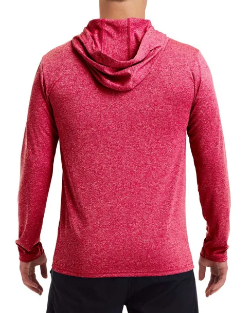  PERFORMANCE® ADULT HOODED T-SHIRT - Gildan Heather Red