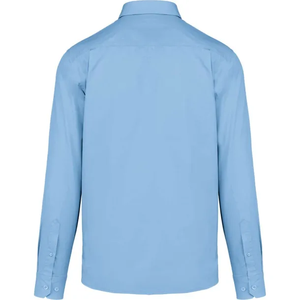  MEN'S NEVADA LONG SLEEVE COTTON SHIRT - Kariban Sky blue