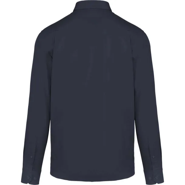  MEN'S NEVADA LONG SLEEVE COTTON SHIRT - Kariban Navy