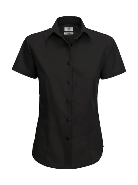  Smart SSL/women Poplin Shirt - B&C Black