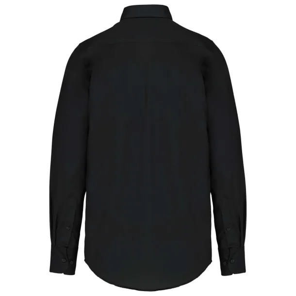  LONG-SLEEVED NON-IRON SHIRT - Kariban Black