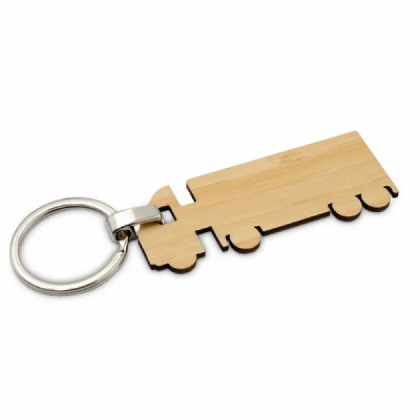 Tuva Bamboo keyring "truck" wood