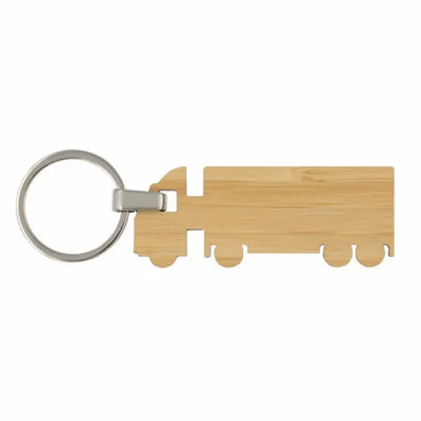 Tuva Bamboo keyring "truck" wood