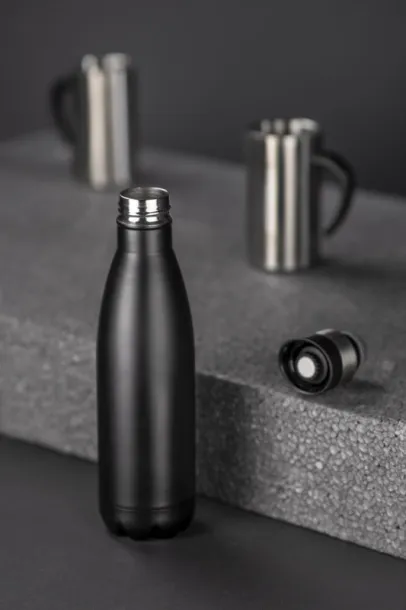 BURN Travel vacuum bottle  530 ml Crna