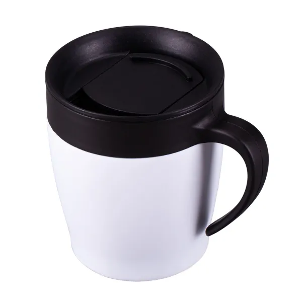 CHILLOUT steel mug 350 ml White