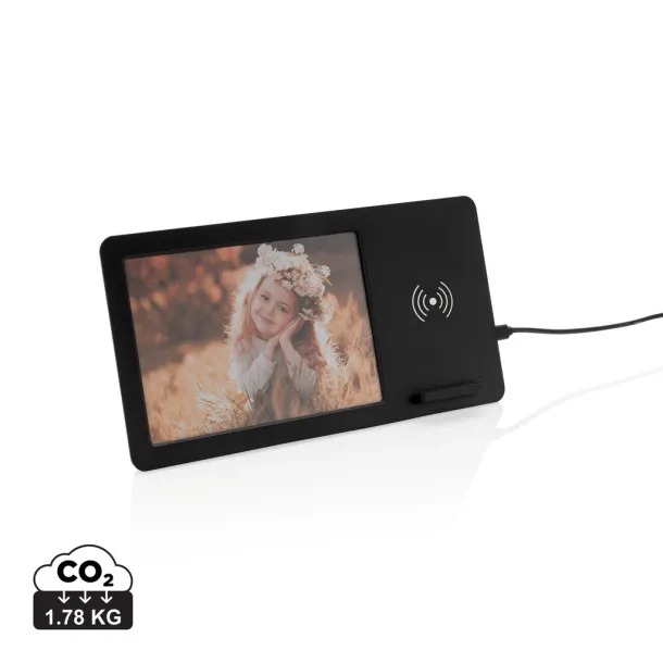  5W Wireless charger and photo frame - XD Collection Black 