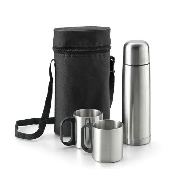 DURANT Thermal bottle set Silver