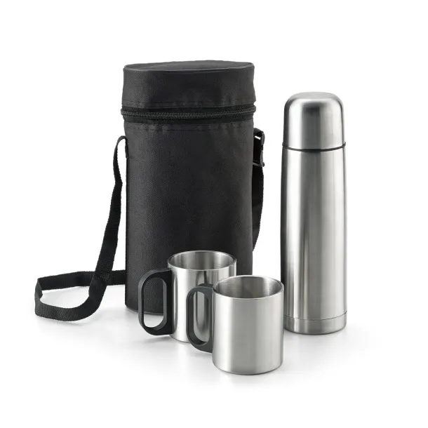 DURANT Thermal bottle set Silver