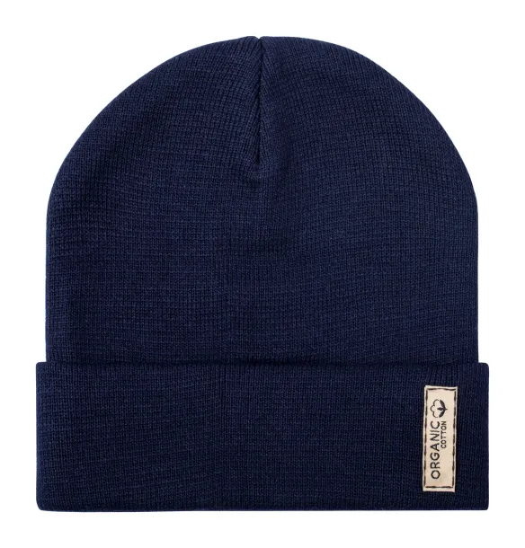 Bloony organic cotton winter cap Dark blue