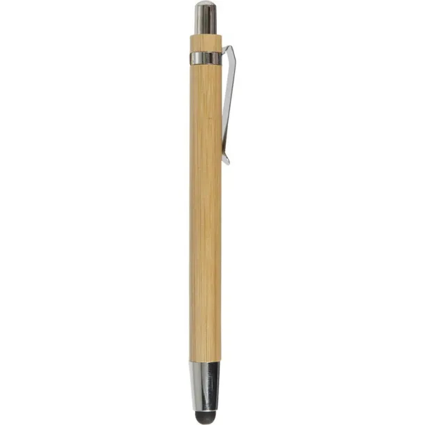  Bamboo ball pen, touch pen brown