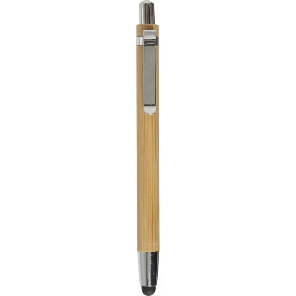  Bamboo ball pen, touch pen brown