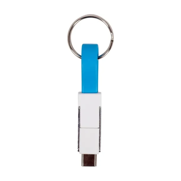  Keyring, charging and synchronization cable blue