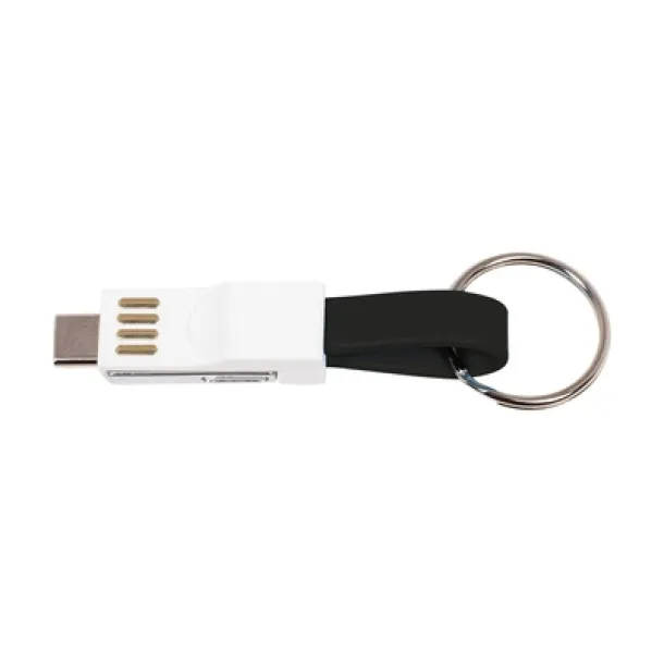  Keyring, charging and synchronization cable black