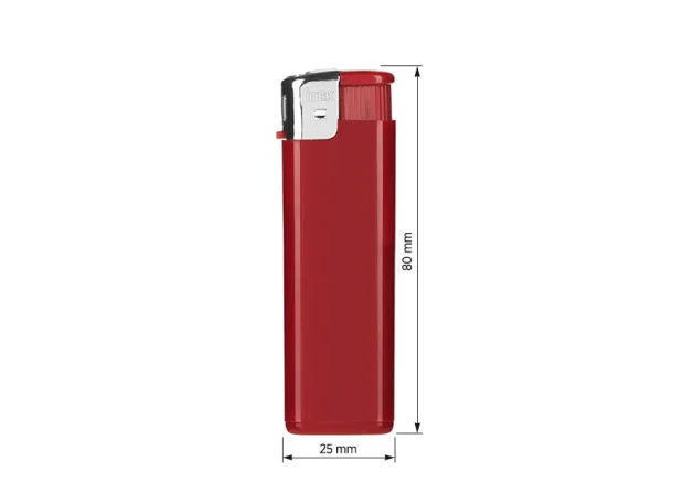 FIRE electronic plastic lighter - ITEK Red