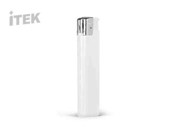 FIRE electronic plastic lighter - ITEK White