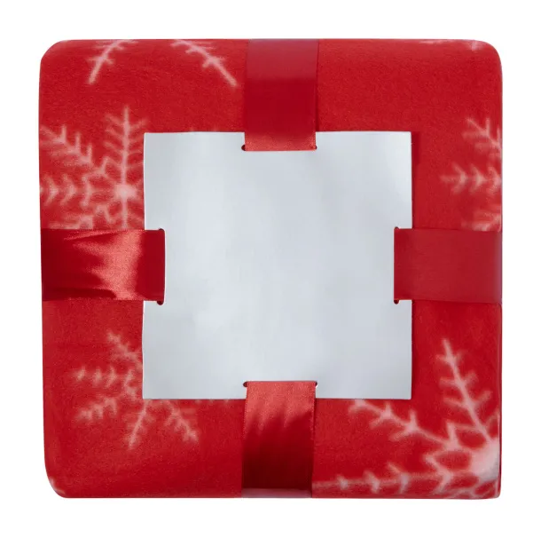 Navidad polar blanket Red