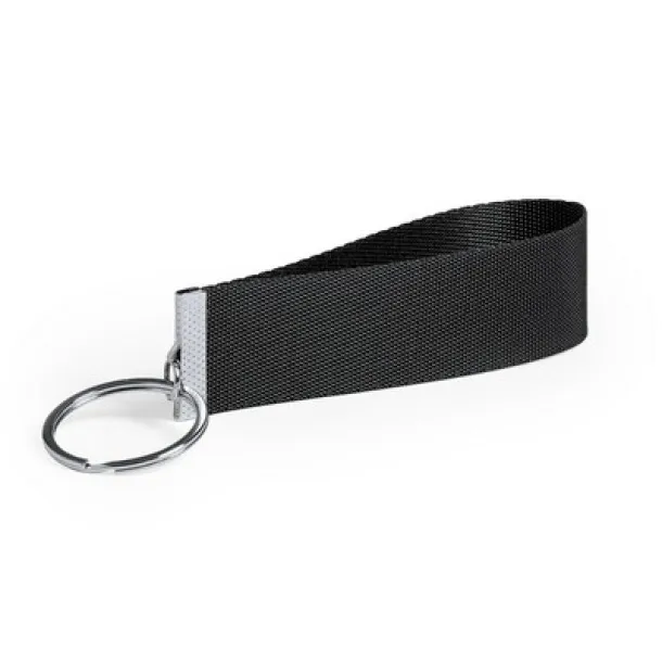  Keyring with hanger Crna