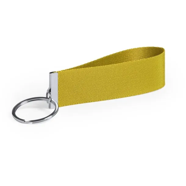  Keyring with hanger yellow