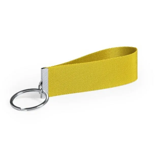  Keyring with hanger yellow