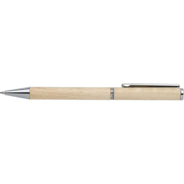  Wooden ball pen brown