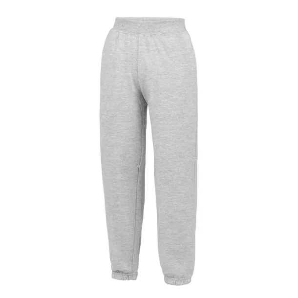  Dječje hlače za trčanje s manžetama - Just Hoods Heather Grey